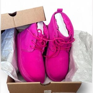 UGG Pink Ankle Boots